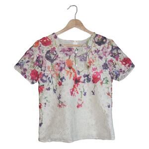 Anne Fontaine Floral Lace Blouse - Multicolor